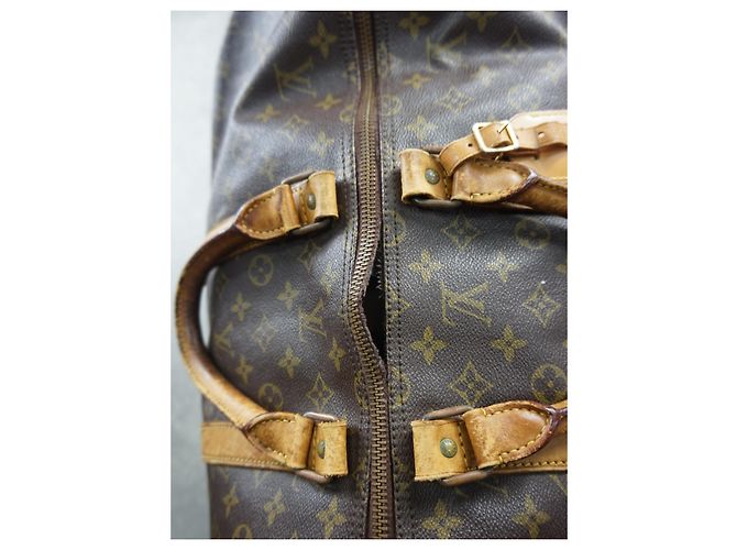 Borsa da viaggio Keepall 55 di Louis Vuitton Marrone - vista 20