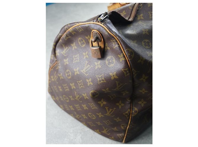 Borsa da viaggio Keepall 55 di Louis Vuitton Marrone - vista 4