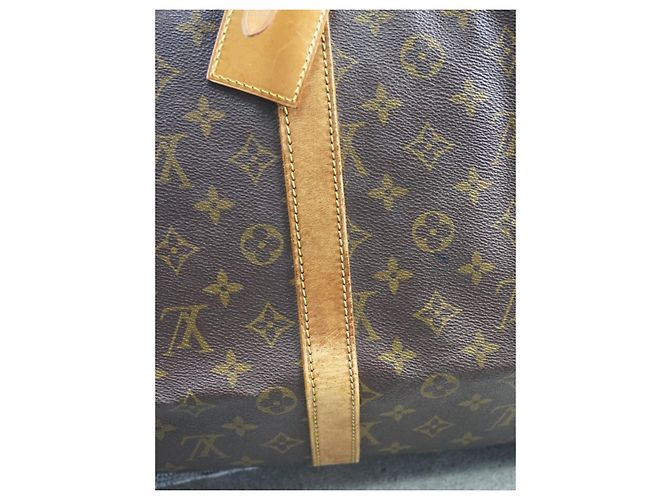 Borsa da viaggio Keepall 55 di Louis Vuitton Marrone - vista 8