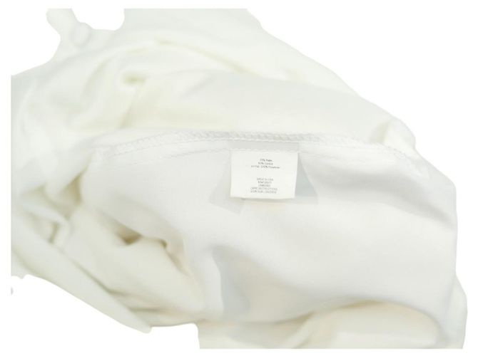 Falda Zac Posen blanca con estampado de cuadros de algodón Blanco - vista 2