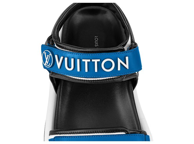 LOUIS VUITTON Sandalo comfort Pool Pillow Esaurito 39 Blu chiaro - vista 8