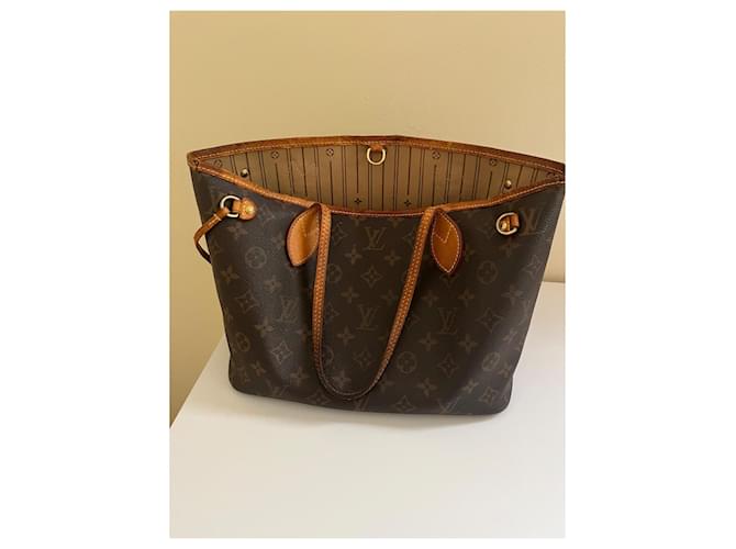 Louis Vuitton Neverfull Handtasche Monogram Dunkelbraun - Ansicht 2