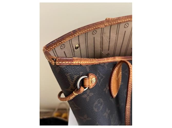 Louis Vuitton Neverfull Handtasche Monogram Dunkelbraun - Ansicht 5