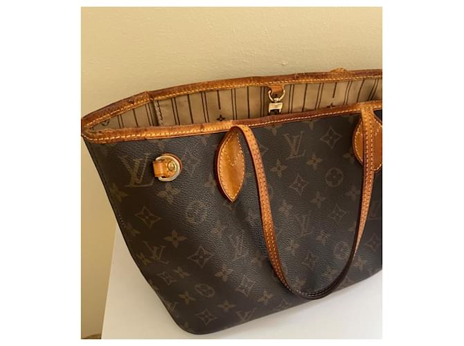 Louis Vuitton Neverfull Handtasche Monogram Dunkelbraun - Ansicht 7