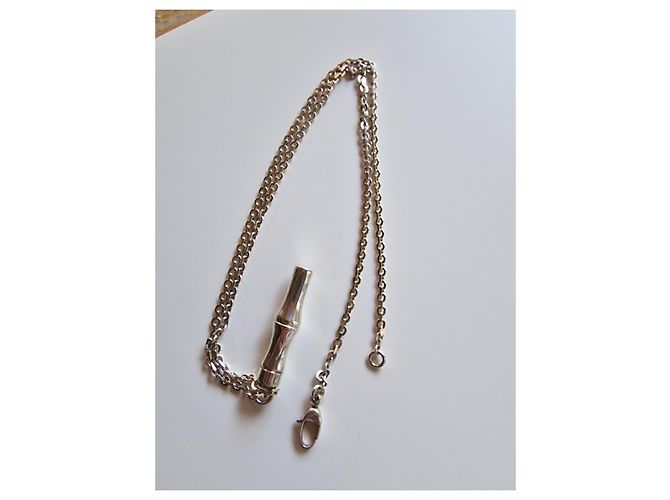 Collana Gucci Bamboo in argento 75 cm - vista 2