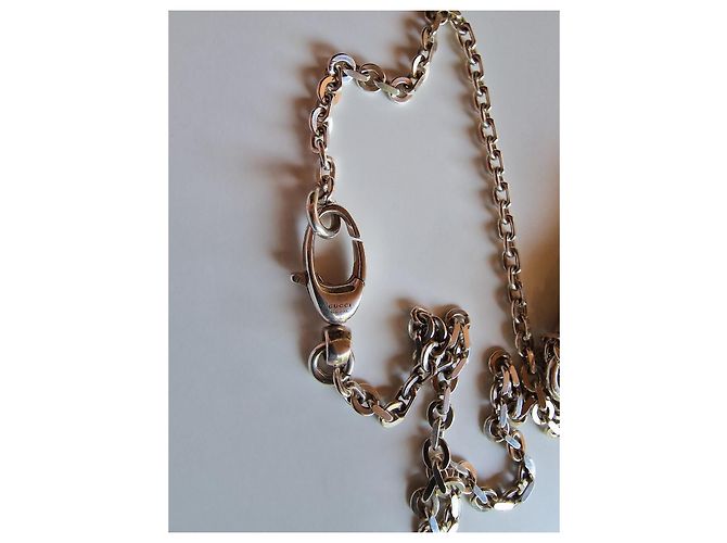 Collana Gucci Bamboo in argento 75 cm - vista 4