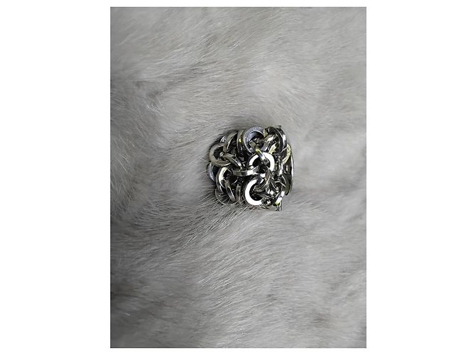 Anello cocktail Pianegonda Plot in argento sterling Silver hardware - vista 4