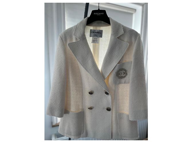 Blazer Chanel in cotone - vista 16