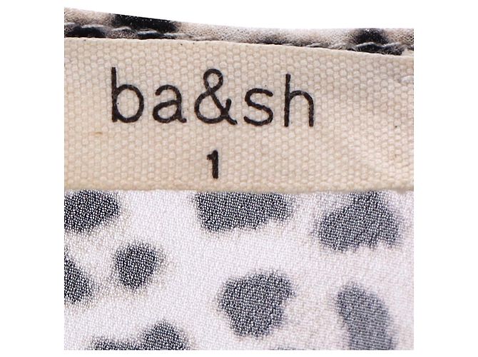 Vestido Mini de Print Leopardo Ba&Sh en Viscosa Marrón Impresión de pitón - vista 4