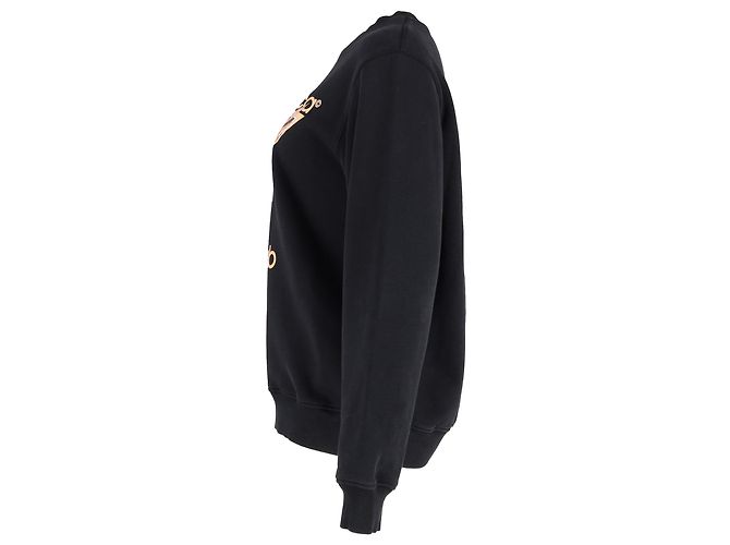 Autre Marque Casablanca Tennis Club Sweatshirt aus schwarzer Baumwolle - Ansicht 2