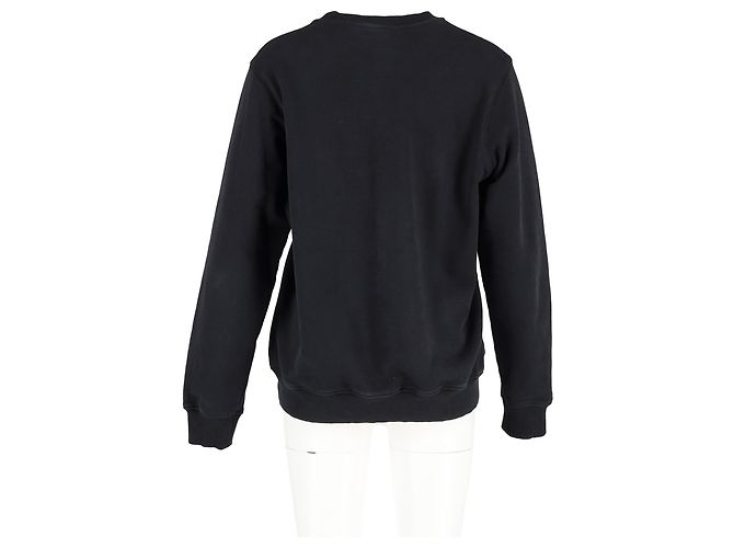 Autre Marque Casablanca Tennis Club Sweatshirt aus schwarzer Baumwolle - Ansicht 6