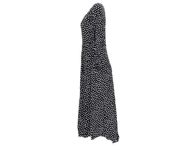 Abito Maxi Imogen in Viscosa Nera di Diane Von Furstenberg Nero - vista 2