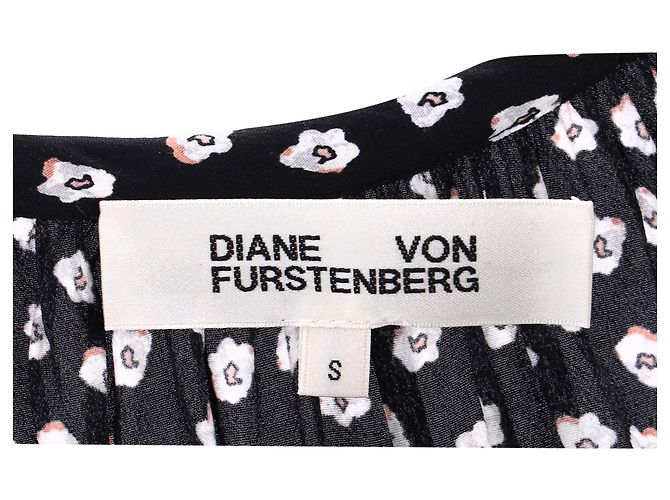 Abito Maxi Imogen in Viscosa Nera di Diane Von Furstenberg Nero - vista 4