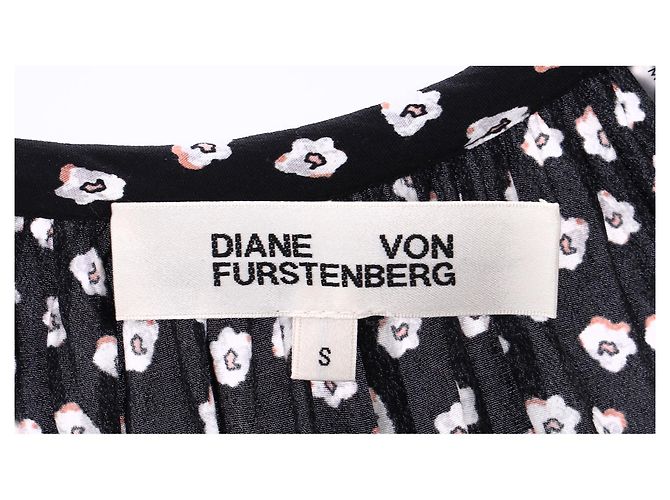 Abito Maxi Imogen in Viscosa Nera di Diane Von Furstenberg Nero - vista 9