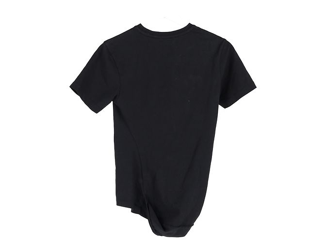Camiseta negra de algodón con fruncidos Paco Rabanne Negro - vista 5