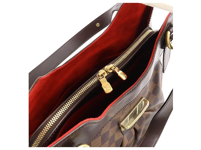 Borsa a Spalla Louis Vuitton Damier Sistina GM N41540 Marrone - vista 5