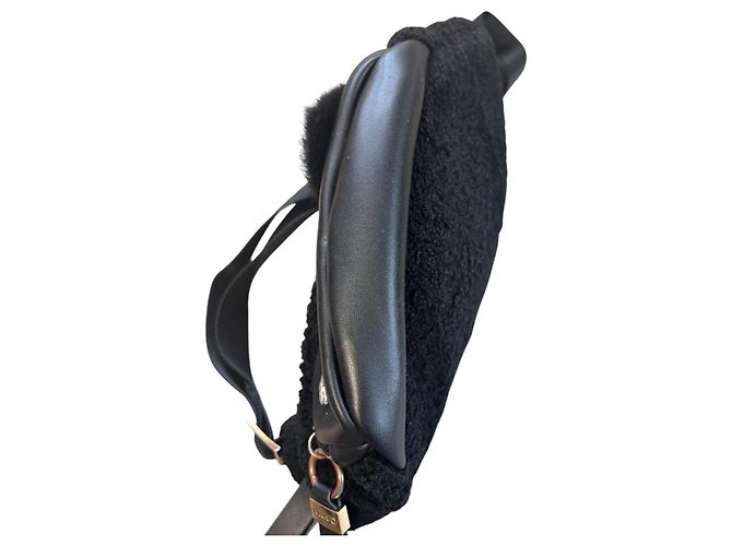 Borsa a tracolla Liu.Jo Nera in pelliccia sintetica e pelle Nero - vista 4