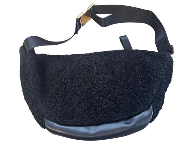 Borsa a tracolla Liu.Jo Nera in pelliccia sintetica e pelle Nero - vista 5