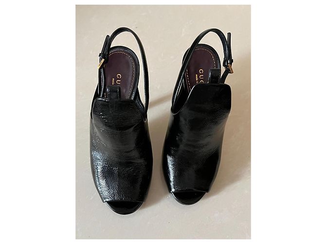 Décolleté Gucci in pelle nera Nero - vista 10