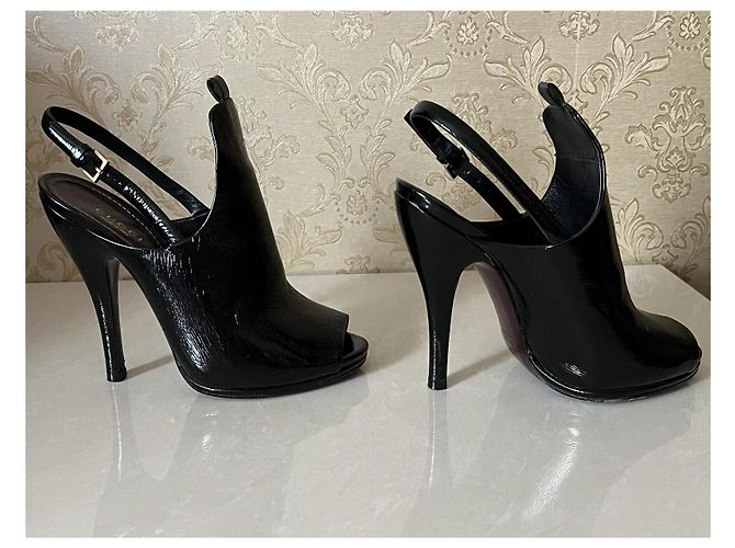 Décolleté Gucci in pelle nera Nero - vista 5