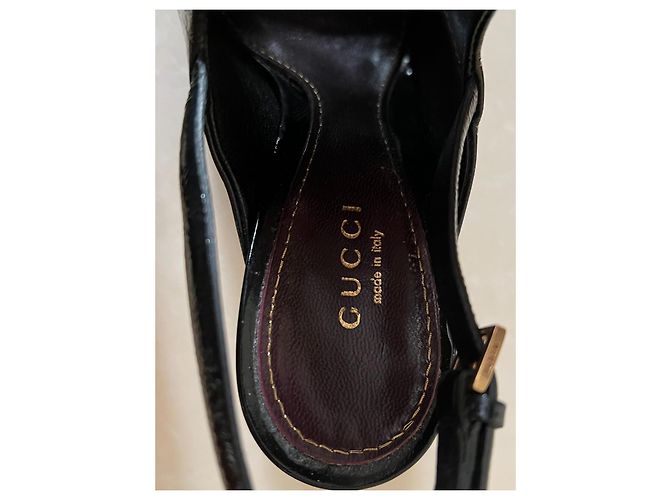 Décolleté Gucci in pelle nera Nero - vista 7