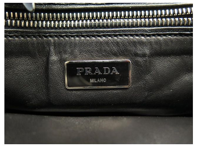 Tote BORSA A MANO PRADA IN SCAMOSCIATO MARRONE CON TRACOLLA - vista 13
