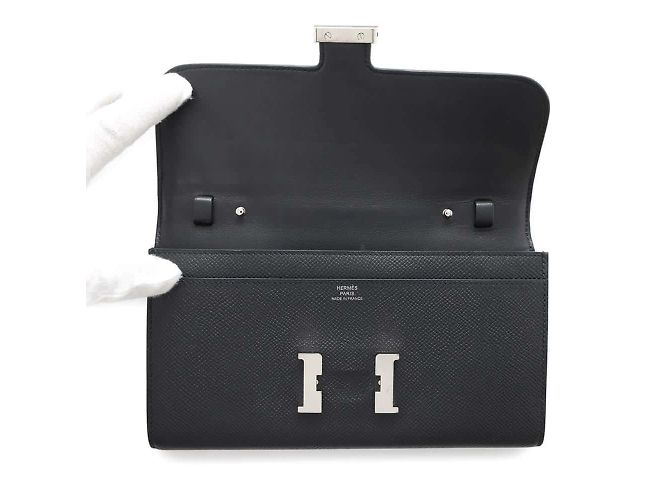 Hermès Constance To Go Lang Wallet Schwarz - Ansicht 4