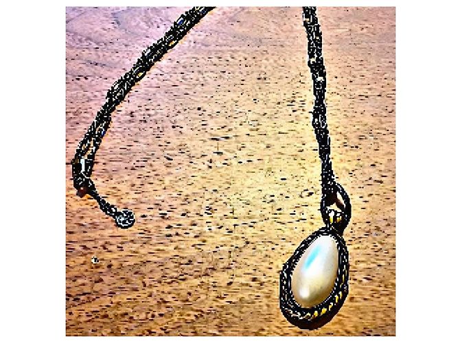 Collana a serpente in vetro opaco autentica Alexander McQueen Runway Gold hardware - vista 2