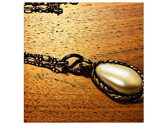 Collana a serpente in vetro opaco autentica Alexander McQueen Runway Gold hardware - vista 5