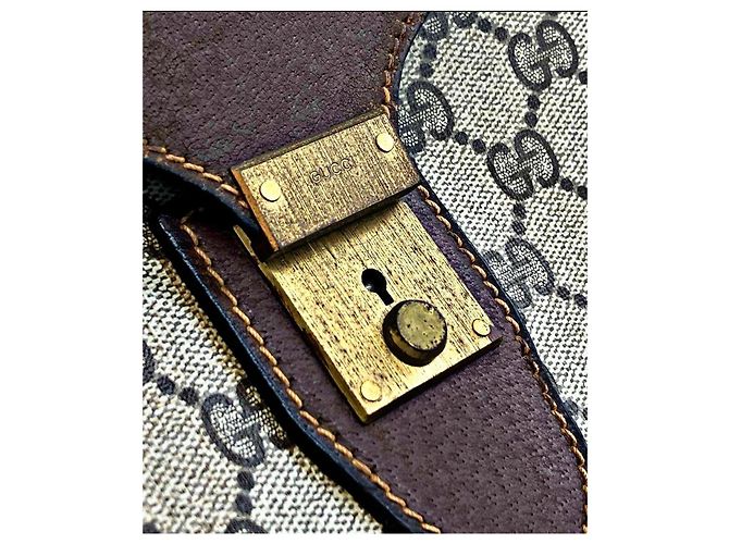 Borsa da viaggio grande Archive Special Order di Gucci Beige - vista 10