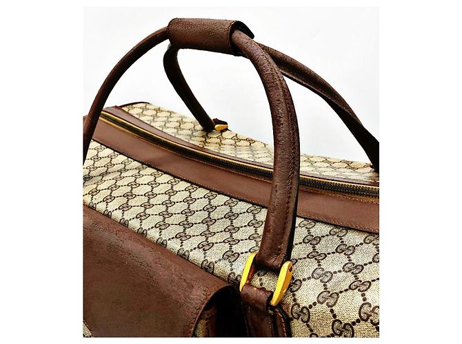 Borsa da viaggio grande Archive Special Order di Gucci Beige - vista 5