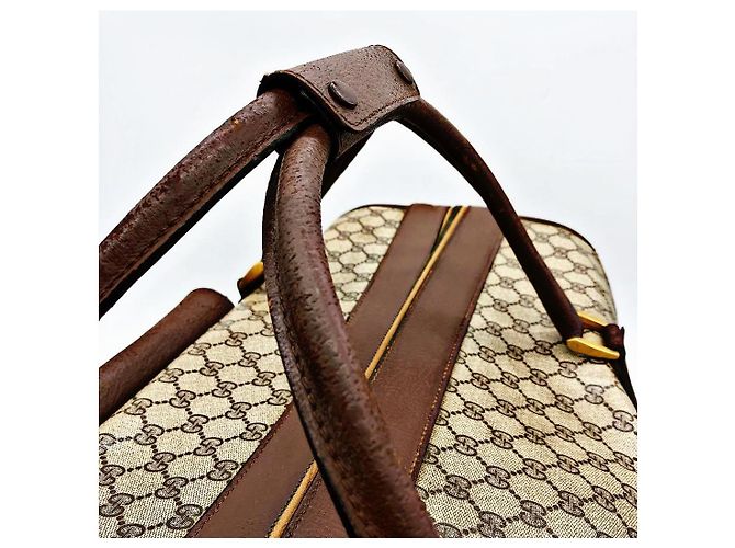 Borsa da viaggio grande Archive Special Order di Gucci Beige - vista 6