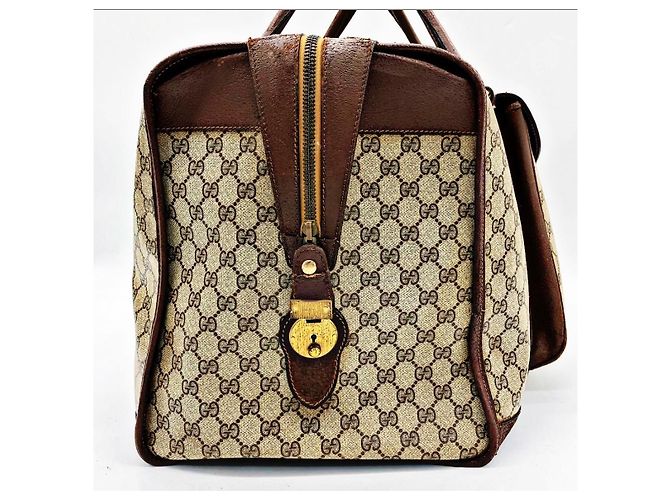 Borsa da viaggio grande Archive Special Order di Gucci Beige - vista 7
