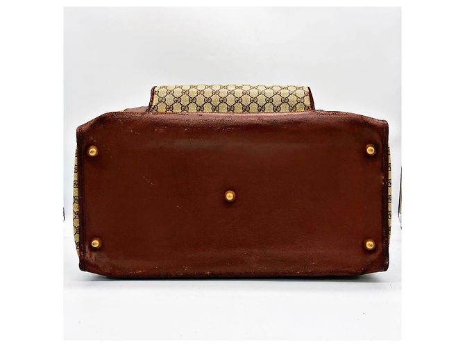 Borsa da viaggio grande Archive Special Order di Gucci Beige - vista 9