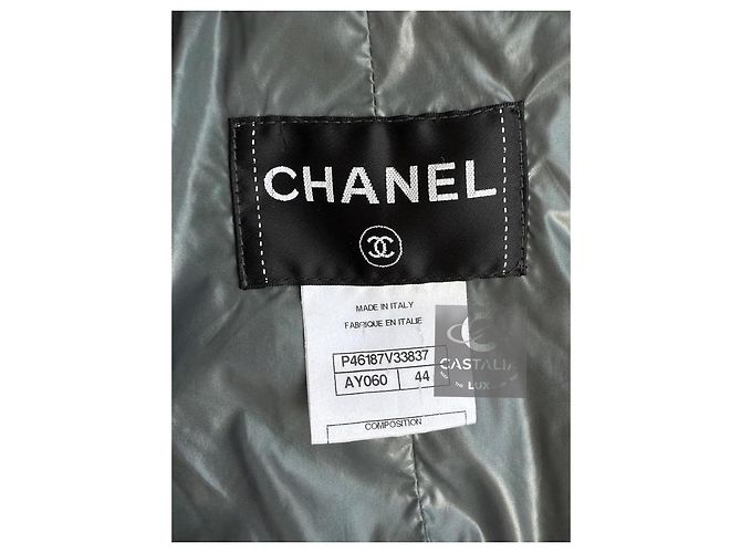 Chanel Trench coat com padrão de camélias icônicas - vista 14
