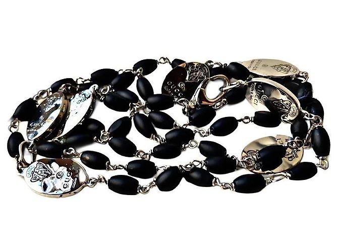 Collana con Emblema in Argento Sterling e Resina Gucci Tom Ford - vista 4