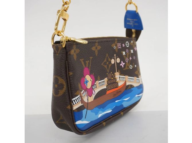 Mini Pochette Accessori Monogram Vivienne di Louis Vuitton Marrone Multicolore - vista 2
