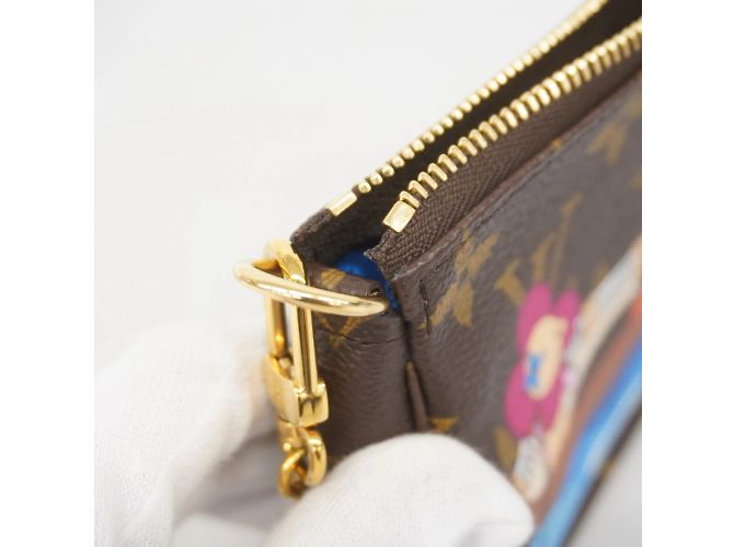 Mini Pochette Accessori Monogram Vivienne di Louis Vuitton Marrone Multicolore - vista 6