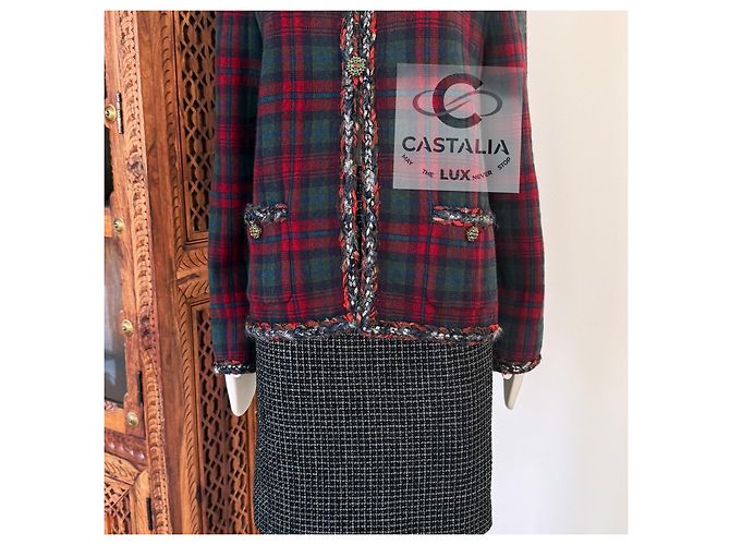 Chanel New Iconic Paris / Edinburgh Tartan Jacket - view 10