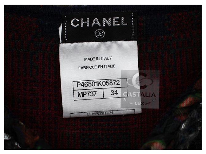 Chanel New Iconic Paris / Edinburgh Tartan Jacket - view 16
