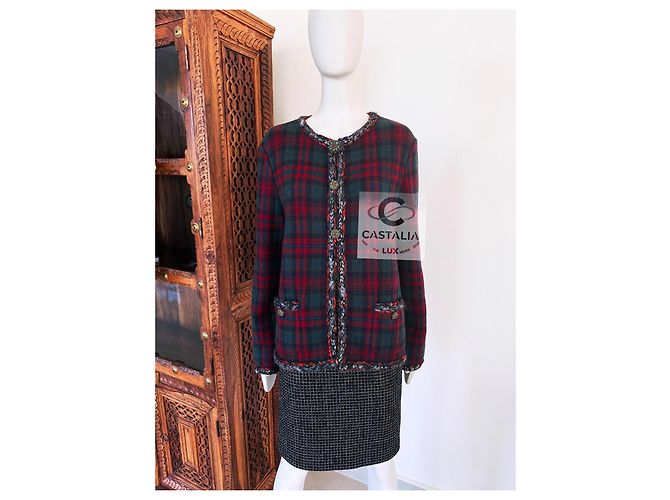 Chanel New Iconic Paris / Edinburgh Tartan Jacket - view 6