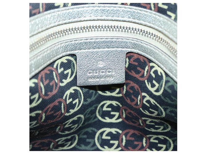 GUCCI Interlocking Tote Bag Leder Gold 162094 Auth KD453 Golden - Ansicht 10