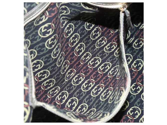 GUCCI Interlocking Tote Bag Leder Gold 162094 Auth KD453 Golden - Ansicht 19