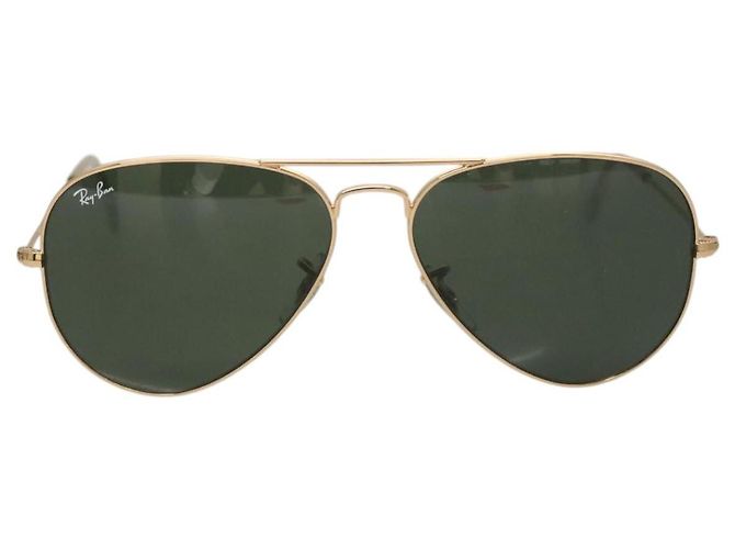 Ray-Ban Sonnenbrille Metall Gold Auth am7607 Golden - Ansicht 2