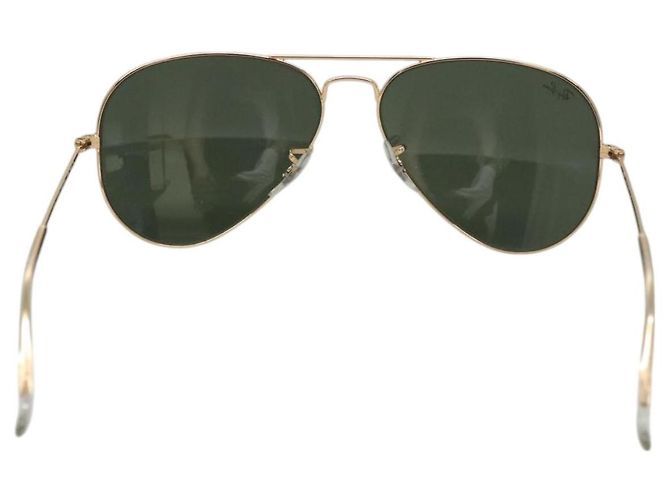 Ray-Ban Sonnenbrille Metall Gold Auth am7607 Golden - Ansicht 3