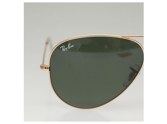 Ray-Ban Sonnenbrille Metall Gold Auth am7607 Golden - Ansicht 4