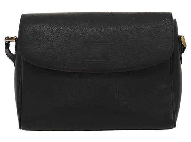 Autre Marque Borsa a spalla Burberrys in pelle nera e oro Auth ep8502 Nero D'oro - vista 13