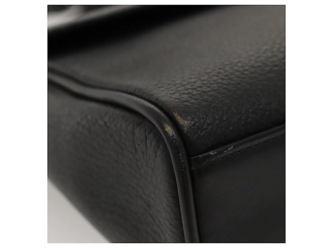 Autre Marque Borsa a spalla Burberrys in pelle nera e oro Auth ep8502 Nero D'oro - vista 14