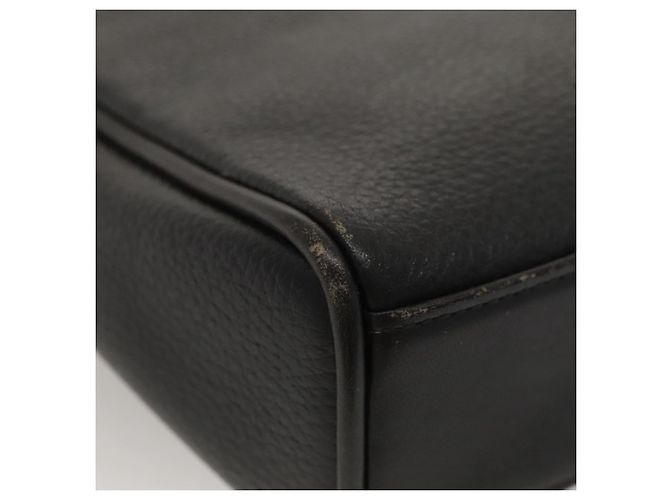 Autre Marque Borsa a spalla Burberrys in pelle nera e oro Auth ep8502 Nero D'oro - vista 16