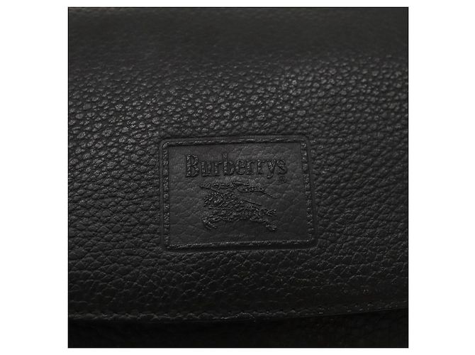 Autre Marque Borsa a spalla Burberrys in pelle nera e oro Auth ep8502 Nero D'oro - vista 17